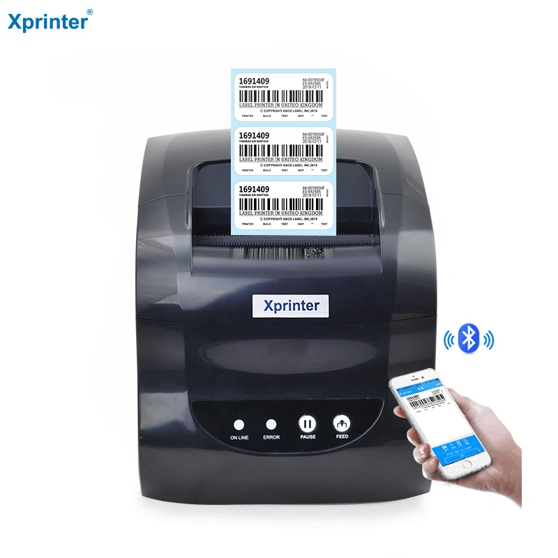 Xprinter XP-T451B High Quality 110mm 4 Inch Label Barcode Printer USB Port Thermal Printer