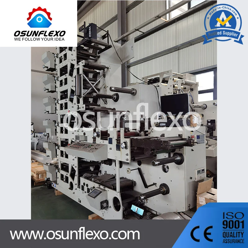 High Quality Stack Flexo Printing Press Flexo Label Printing Machinery Paper Cups Paper Bags Flexo Printing Machine Label Printer