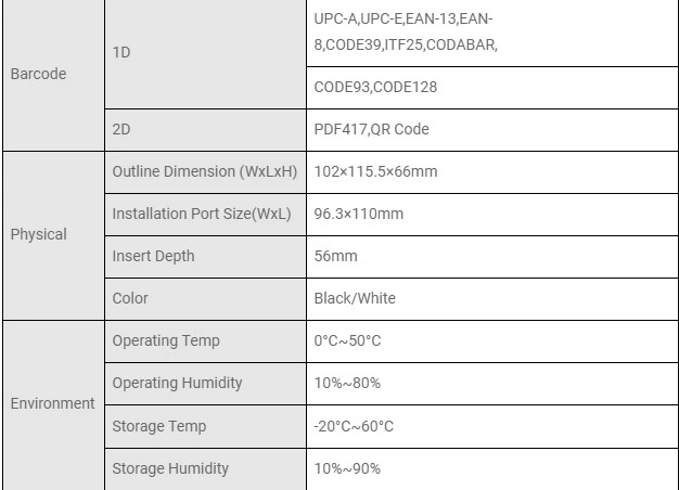 2 Inch 58mm Panel Printer With Auto-Cutter Kiosk POS Thermal Printer For Kiosk POS Embedded Printer with RS232+TTL+USB interface