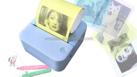 Mini Passport Photo Terminal Fabric Barcode Label Portable Printer