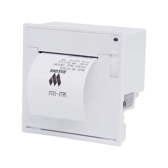 Thermal Printer 58mm Embedded Panel Printer From Factory USB/Bt/WiFi/LAN Optional for Self-Service Kiosks Self Ordering