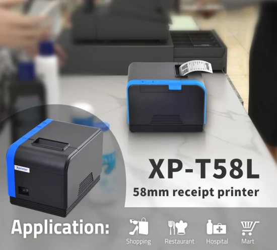 Xprinter XP-T58L OEM 58mm USB Thermal Receipt Printer Support Driver Download