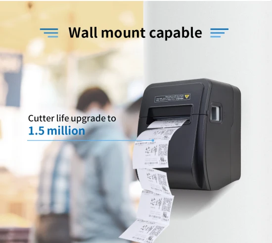 Xprinter XP-V330N Support Qr Code Printing 80mm Receipt Printer with LAN