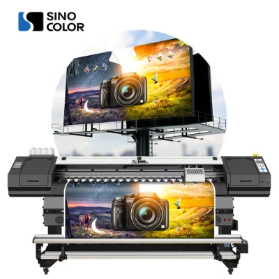 74 Inch Factory Direct Sale Commercial Eco Solvent Printer with Cmyk Max 2400dpi for Sticker Label Vinyl PP Paper Advertising Sign