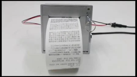 RS232c USB 100mm/S Ticket Receipt 58mm Thermal Panel Printer with Auto Cutter